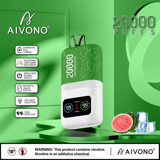 スイカ氷 Aivono AIM magic 20000 082275 | Aivono Vape Review