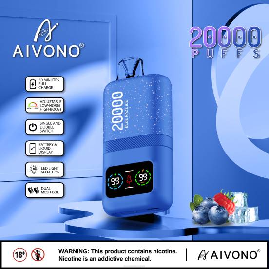 ブルーラズアイス Aivono AIM magic 20000 082279 | Aivono Vape Review