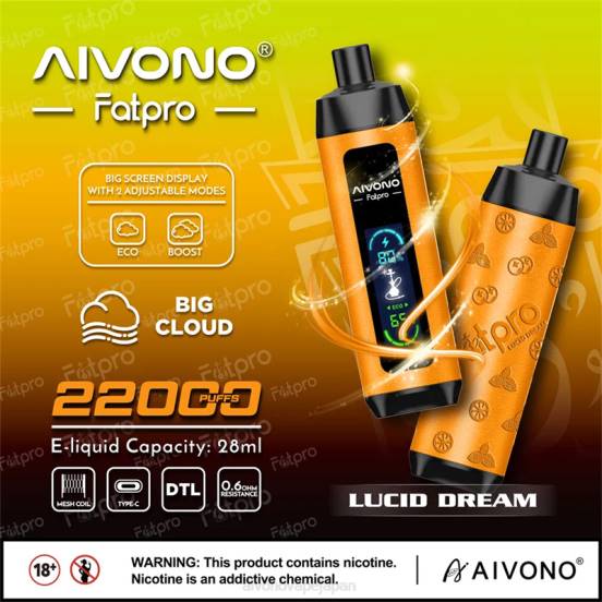 明晰夢 Aivono Fatpro 22000 08227 | Aivono Vape Review