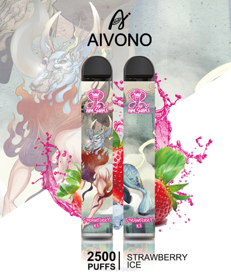 ストロベリーアイス Aivono AIM SNAKE 2500 0822319 | Aivono Vape Review