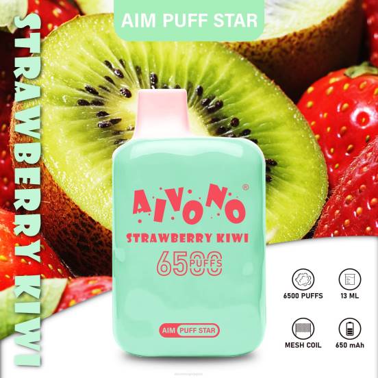 イチゴキウイ Aivono AIM PUFF STAR 6500 0822294 | Aivono Japan