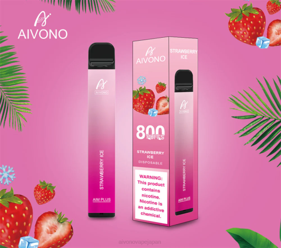 ストロベリーアイス Aivono AIM PLUS 800 0822193 | Aivono Vape Japan